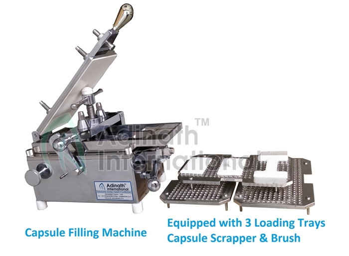 Manual Encapsulation Machine, Capsules Filling Machine Adinath