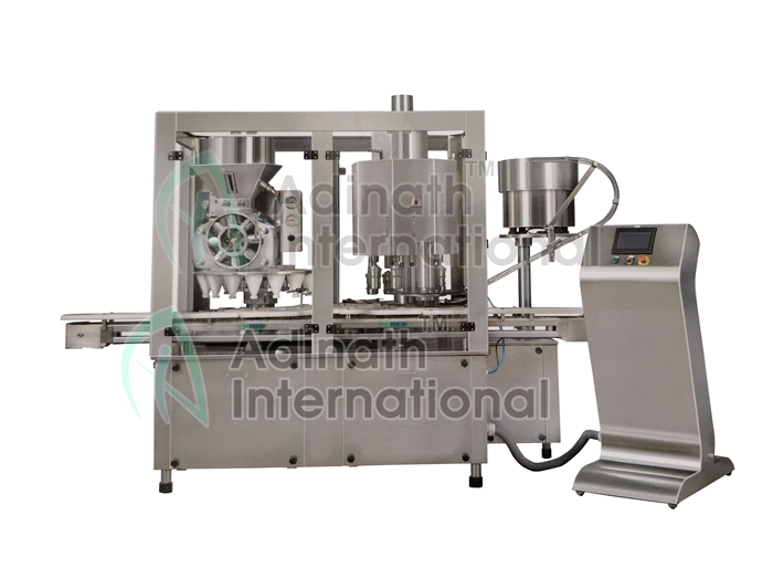 Injectable Powder Filling & Rubber Stoppering Machine