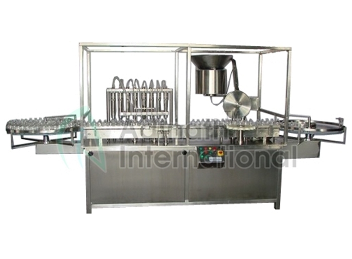 Automatic Vial Filling & Rubber Stoppering Machine