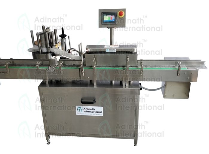 Front Back and Top Side Labeling Machine - Adinath International