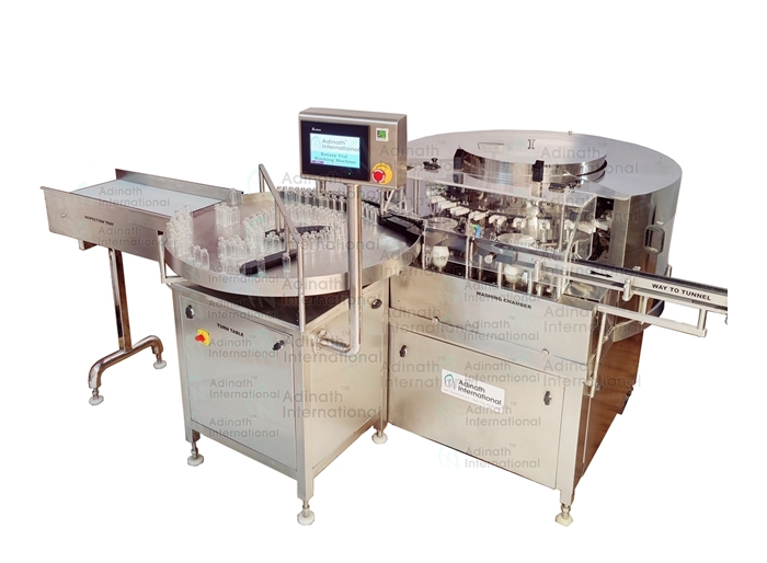 High Speed Automatic Rotary Ampoule & Vial Washing Machine