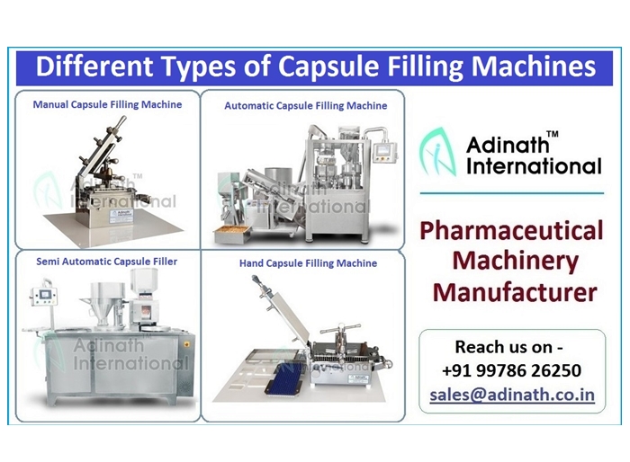 Capsule Filling Machine in Manual, Semi Automatic and Automatic Operation Modes