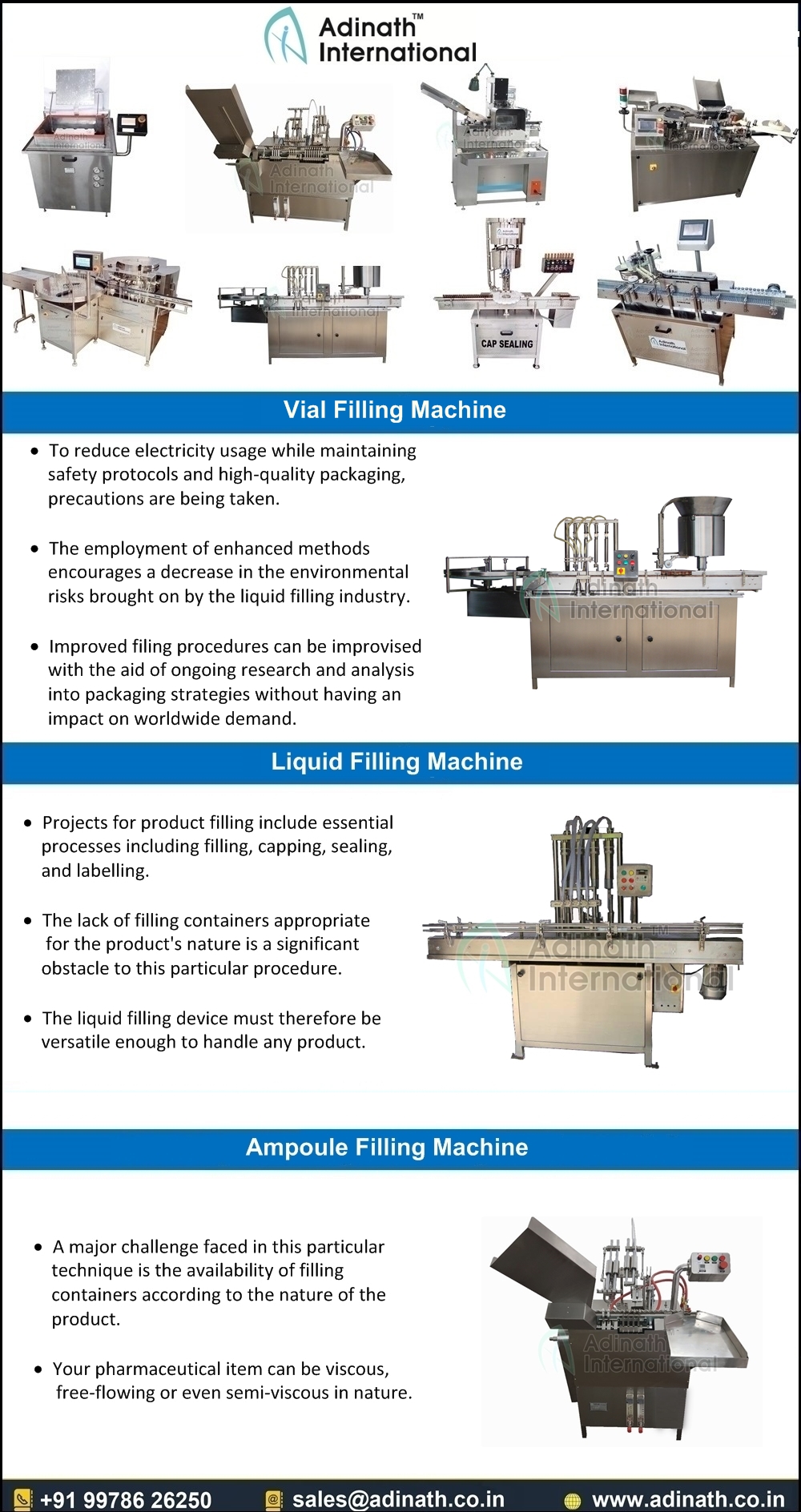 Environment Friendly Filling Machines
