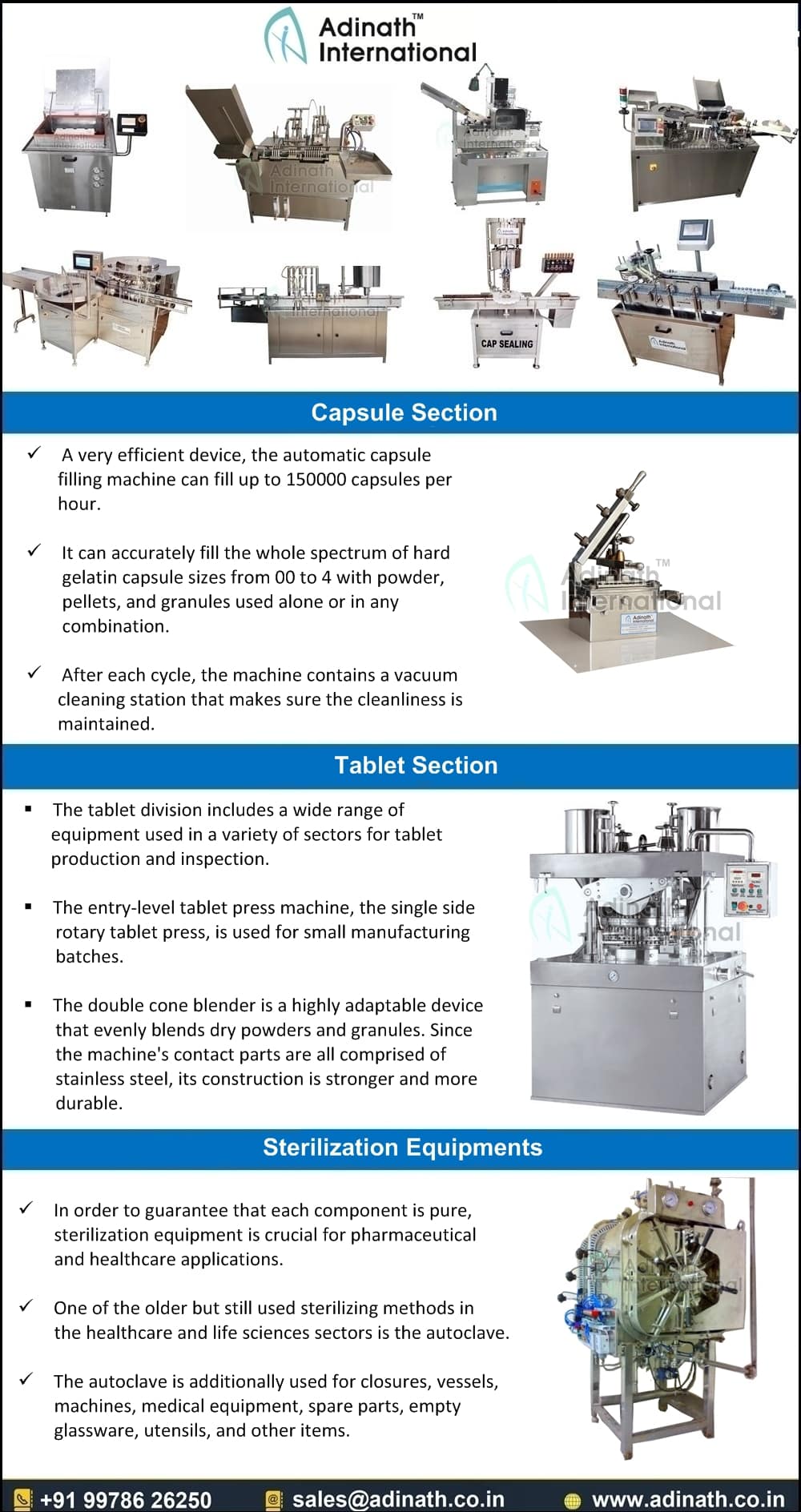 Adinath International Packaging Machinery Manufacturer