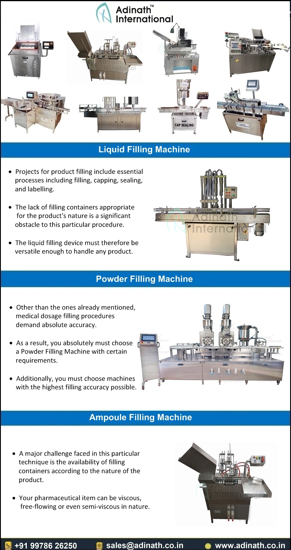 Modern Challenges in Pharmaceutical Filling Machinery
