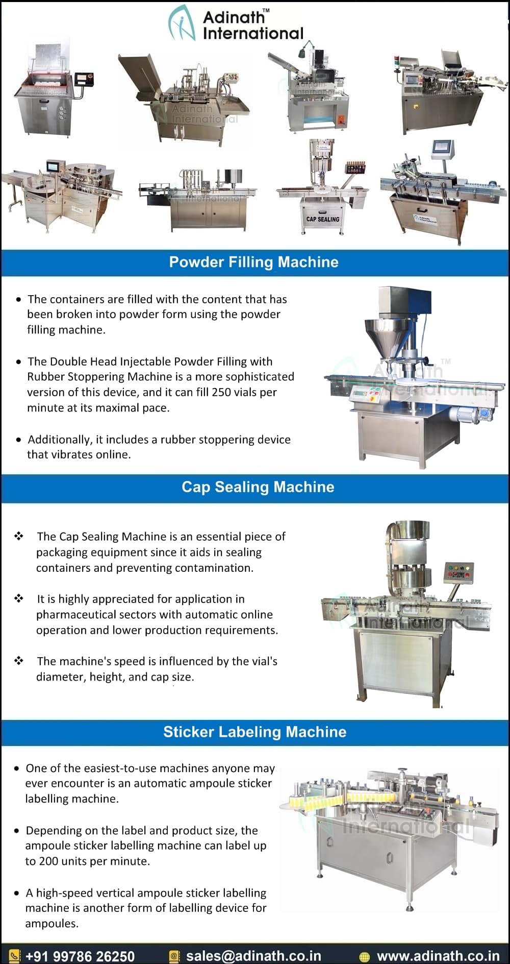 Packaging Machines for Wide Range of Industries