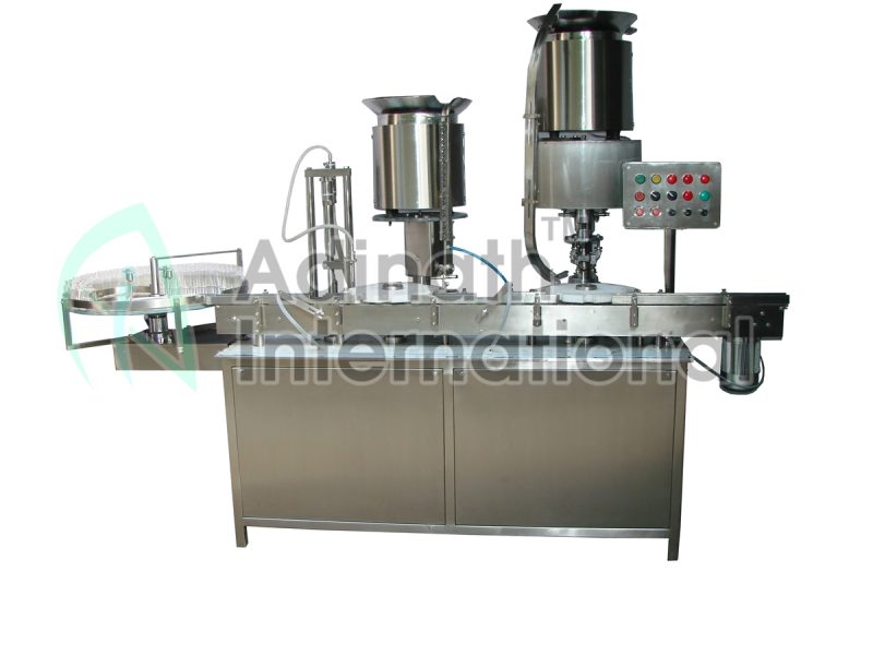 Vial Filling Stoppering and Cap Sealing Machine Vial Filling Stoppering and Cap Sealing Machine