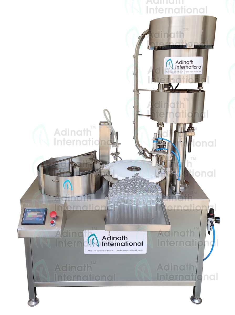 Vial Filling and Cap Sealing Machine