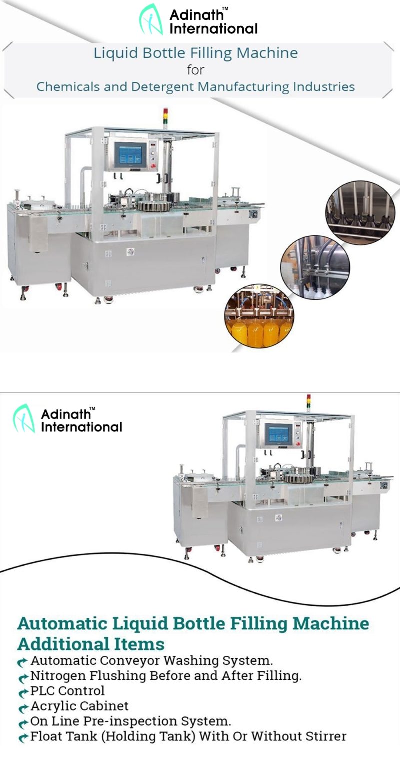Application of Filling Machines Diferrent Types