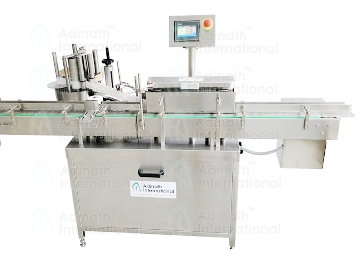 Automatic Carton-Pouch Sticker Labeling Machine