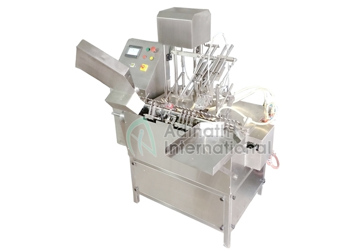 Four Head Ampoule Filling and Sealing Machine