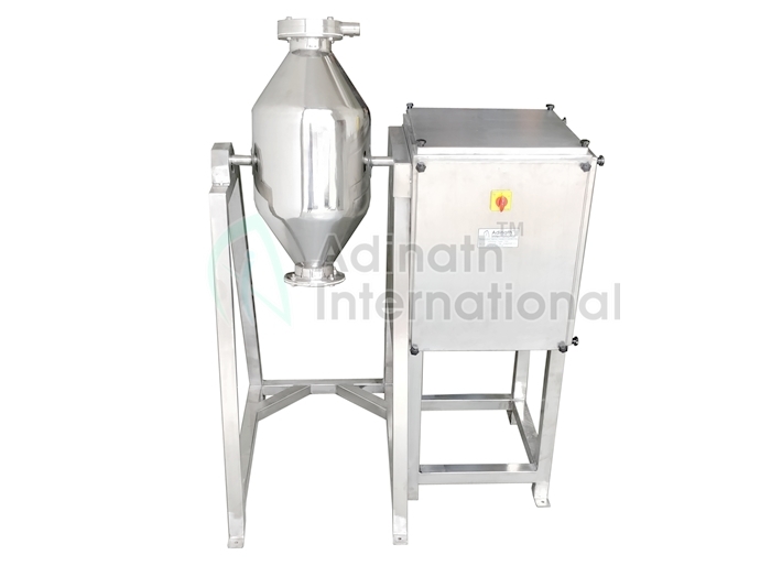 Double Cone Blender - Machine for Mixing Dry Powder and Granules