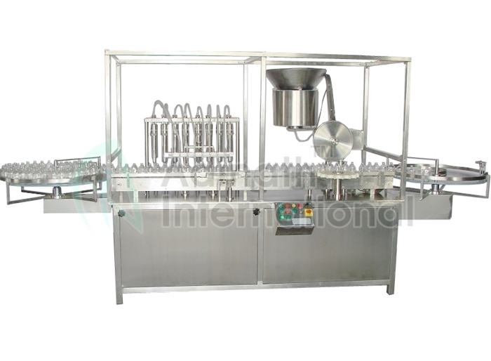 Automatic Vial Filling & Rubber Stoppering Machine